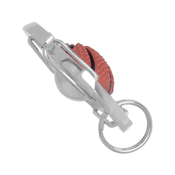 Round Multi Function Bottle Opener Keychain is made of zinc alloy