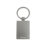 Laser engraved with your logo on the back side of Square Photo Frame Keyring