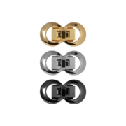 Infinity Symbol Metal Bag Buckle comes in a variety of plating colors.