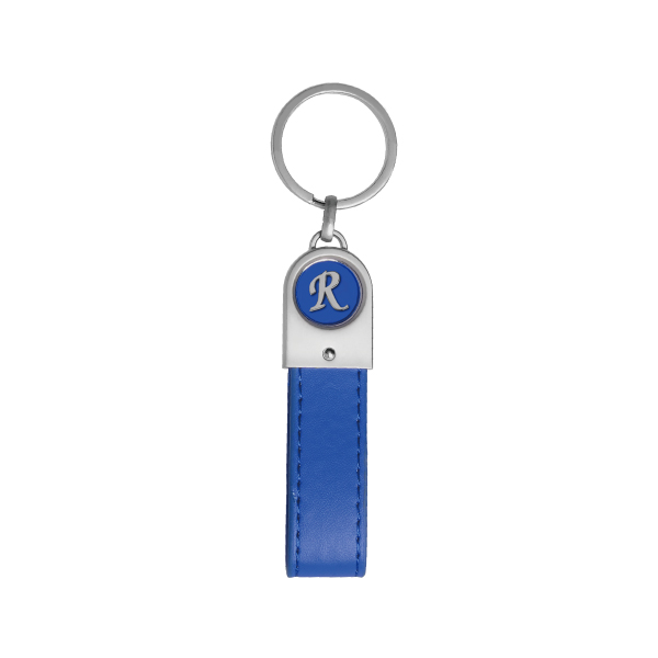The logo of Car Brand Leather Keychain is custom relief.