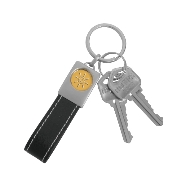 With Car Logo Metal Leather Keychain, it is easy to take the keys.