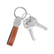 The metal part of Custom Metal Leather Keychain is nickel plated.