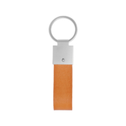 The metal part of Customized PU Leather Keyring is made of zinc alloy.
