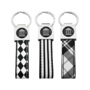 Various styles and designs of Customized PU Leather Keyring.