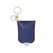 Customized with your logo and pattern on the leather keychain.
