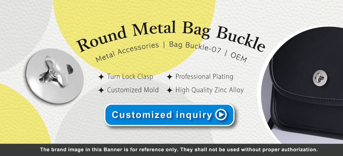 The Banner of Round Metal Bag Buckle on mobile
