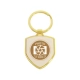 Simple and elegant appearance of Shield Shaped Zinc Alloy Keyring
