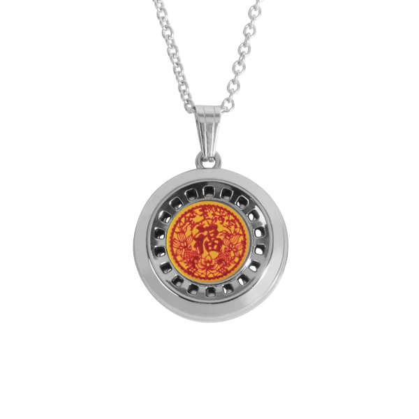 Amazon.com : Aromatherapy Essential Oil Diffuser Necklace Tree of Life  Pattern Stainless Steel Locket Pendant : Health & Household