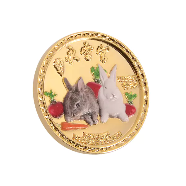 New Year Cute Rabbit Coin bring you the fortune.