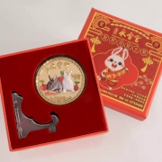 Cute pakage of 2023 Chinese New Year Commemorative Coin Custom Rabbit Coin