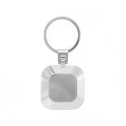 The Back Side Of Square Shape Magnetic Coin Keychain